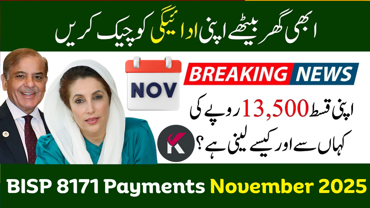 BISP 8171 Payments November 2025 – Who Will Receive This Month’s Support