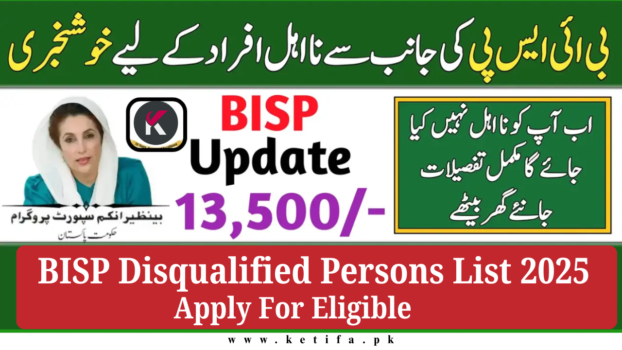 BISP Disqualified Persons List 2025